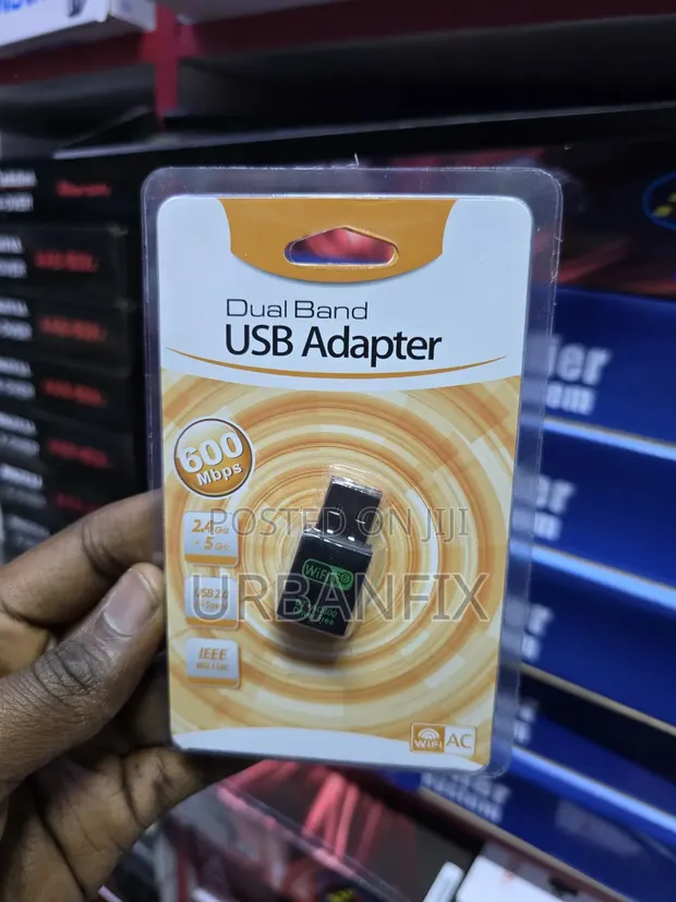 USB WiFi Adapter Bora na Bluetooth - 600Mbps - 1