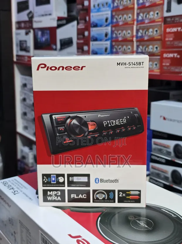 Pioneer MVH-S145BT Bluetooth Car Radio with FM, USB & 2 RCA Preouts - 1