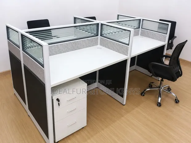 Boss Office Products White Working Station - 1