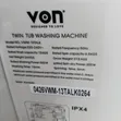 Brand New VON 13kg Top Load Washing Machine - 1