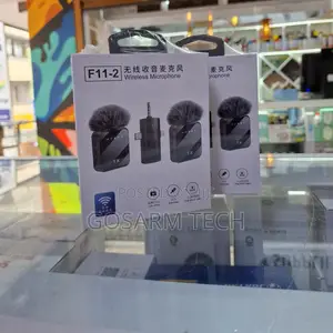 F11-2 Wireless Lavalier Microphone for TikTok, YouTube, Interviews