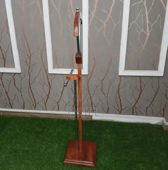 Modern Wooden Office Coat Hanger Stand - 1