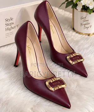 Elegant Burgundy Heels