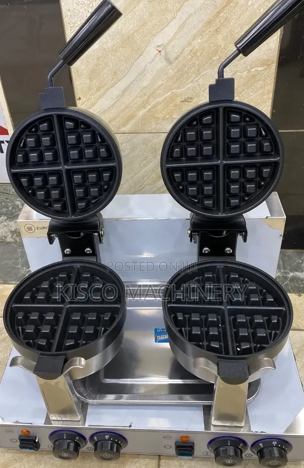 Euromax Rotation Double Waffle Baker - Brand New - 1