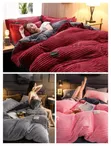 Seti ya Duvet ya Velvet Nyeusi 6x7 - Mpya Kabisa - 2