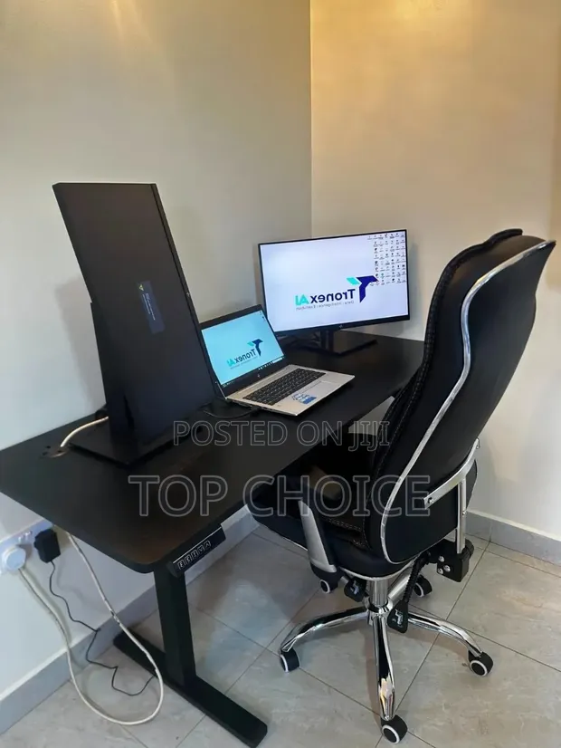 Electric Adjustable Height Computer Desk - 1