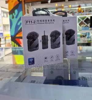 Microphone ya Livestreaming Isiyo na Waya F11-2 Dual