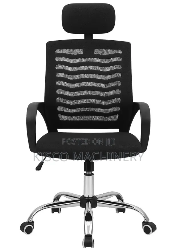 Brand New Secretarial Office Chair with Headrest - 1