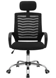 Brand New Secretarial Office Chair with Headrest - 1