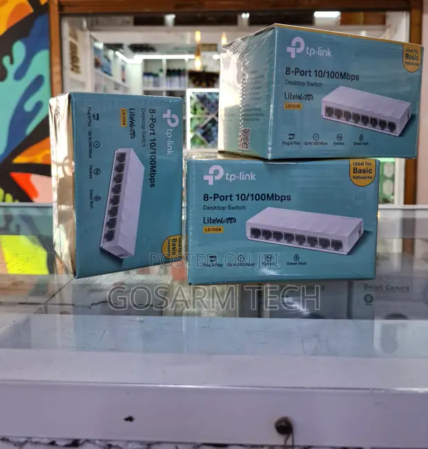 TP-Link LS1008 8-Port Fast Ethernet Desktop Switch - 1