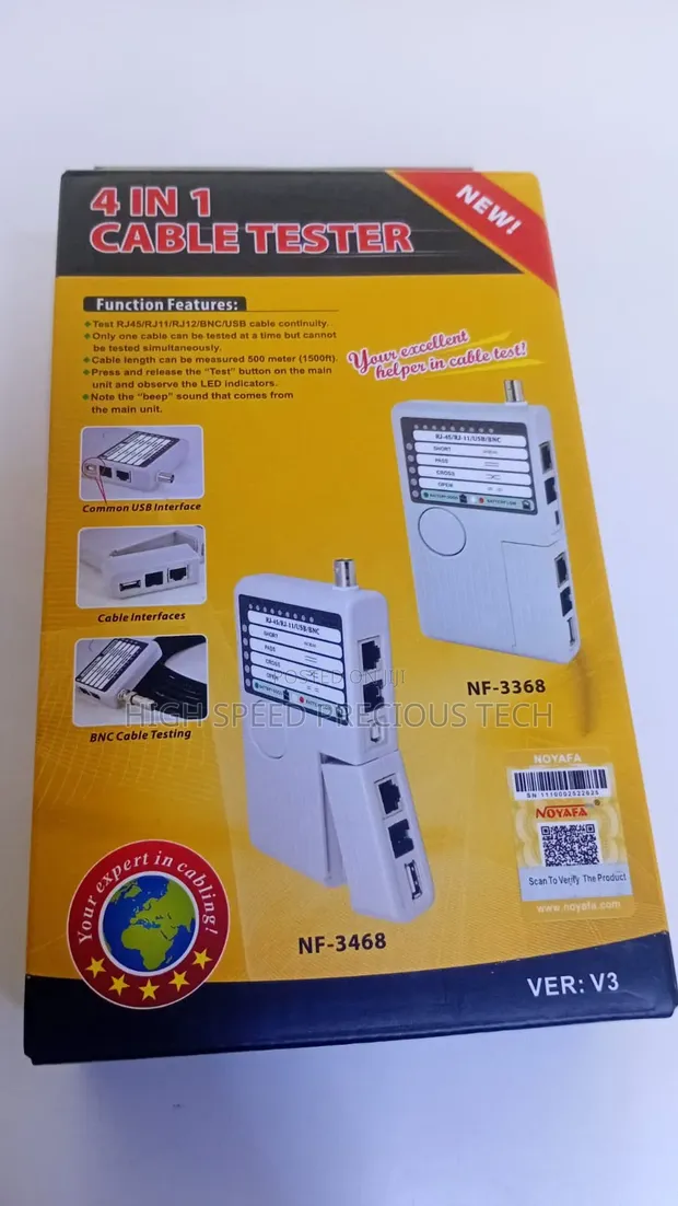 NOYAFA NF-3468 4-in-1 Network Cable Tester - 1