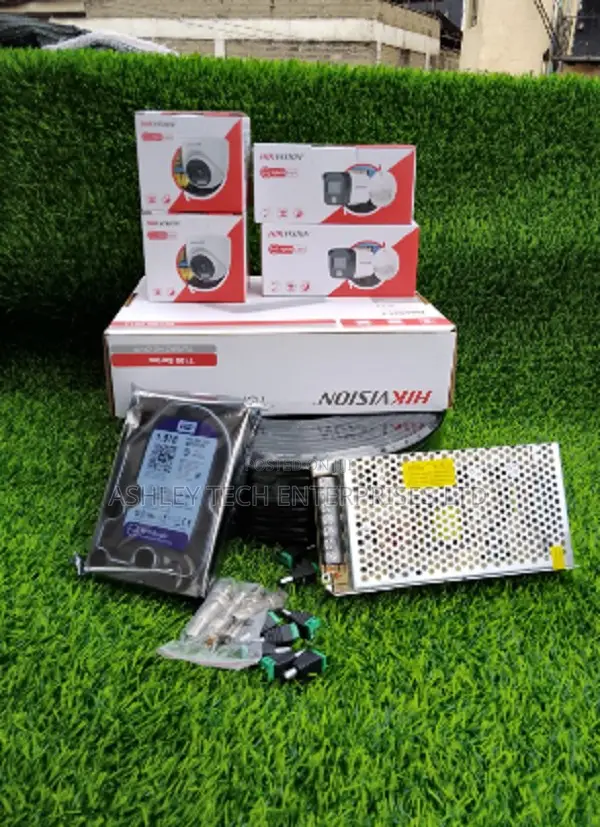 Hikvision 4CH 2MP Full HD CCTV Camera Kit - 1