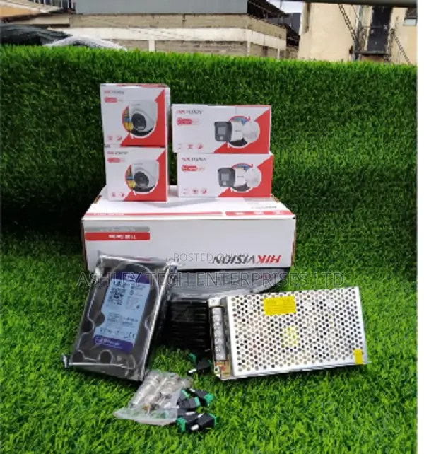 Mfumo wa CCTV wa Kamera 4 za Hikvision 2MP HD - 1