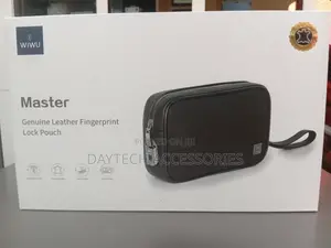 WiWU Master Pouch ya Ngozi Halisi na Kidole