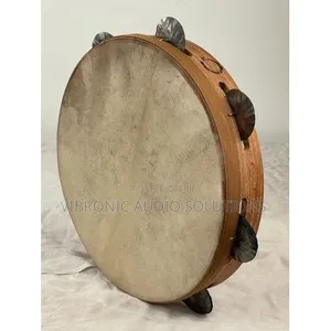 Original Kenyan Made Tambourine - 10 Inch, 12 Bells