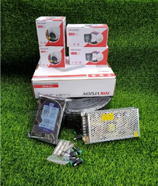 Hikvision 4CH 2MP HD CCTV Camera Kit - 1