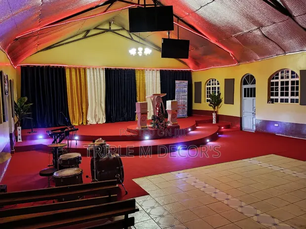 Super Durable 4mm Delta Red Carpet kwa Altar ya Kanisa - 1