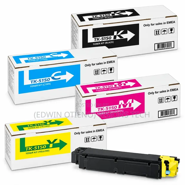 Kyocera TK-5150 Toner Cartridge - Mpya Kabisa - 1