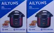 Ailyons 6L Pressure Cooker ya Umeme - 1