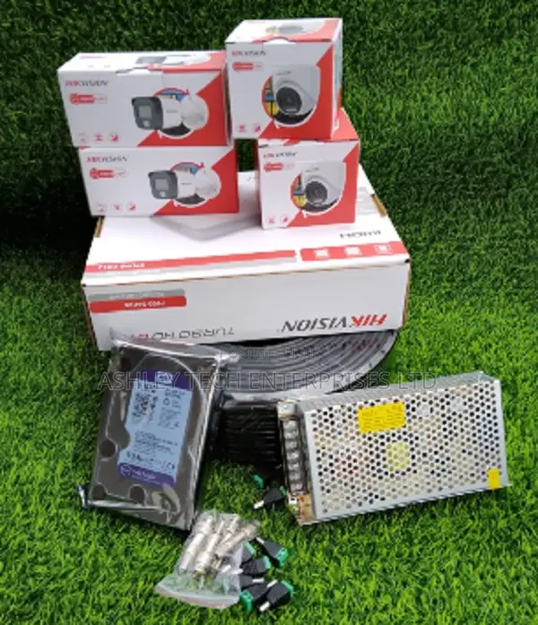 Hikvision 4CH 2MP Turbo HD CCTV Security Kit Kamili - 1