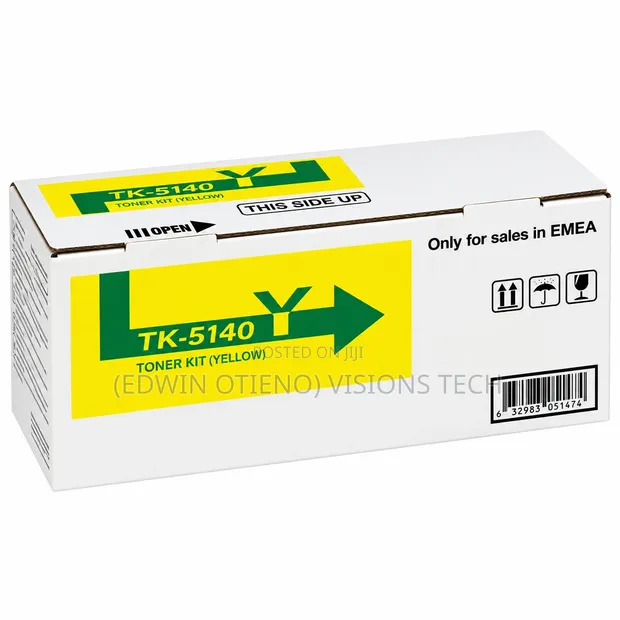 Kyocera TK-5140 Toner Cartridge - Mpya Kabisa - 1