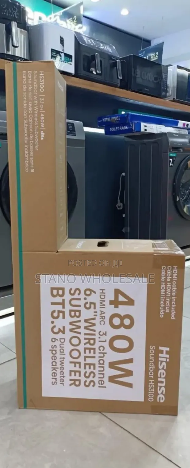 Brand New Hisense 480W Soundbar (5.1 Channel) - 1