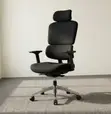 Ergonomic High-Back Office Chair - Black - 1