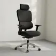 Ergonomic High-Back Office Chair - Black - 4