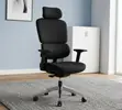 Ergonomic High-Back Office Chair - Black - 5