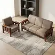 6-Seater Fabric Reception Sofa Set - 4