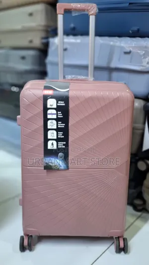 67cm Rubber Suitcase with 360° Spinning Wheels