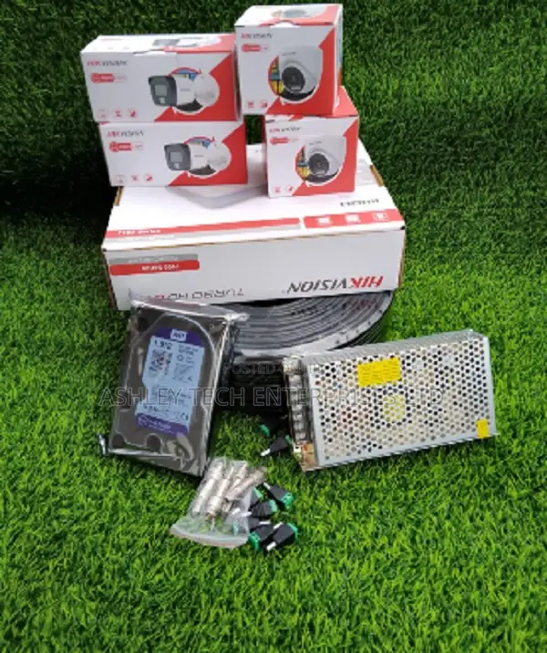 Hikvision 4 Camera Full HD 2MP Mfumo wa Ulinzi - 1