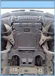 Heavy-Duty Steel Engine Sump Guard for Mercedes-Benz GL/GLE/ML-Class - 1