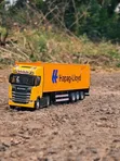 Lori la Premium Diecast Scania S730 na Kontena la Hapag-Lloyd - 1