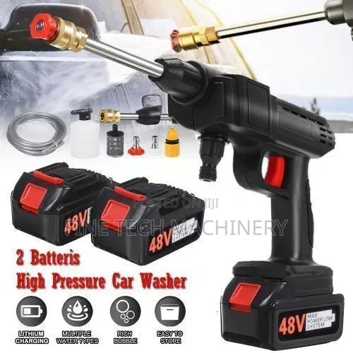 Car Washing Gun na Betri 2 za Rechargeable - 1
