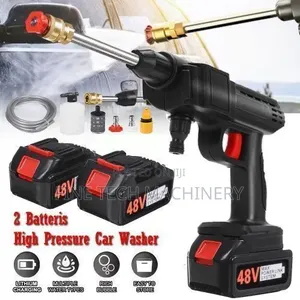 Car Washing Gun na Betri 2 za Rechargeable