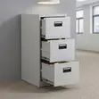 3-Drawer Home Office Cabinet - White - 4
