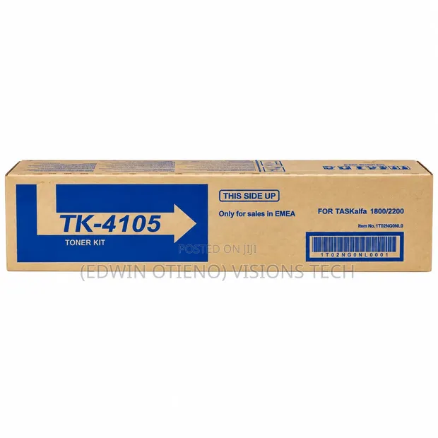 Kyocera TK-4105 Black Toner Cartridge - 1