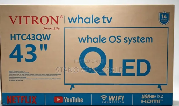 Vitron 43" Whale QLED TV - 1