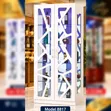 Modern White Bar Cabinet Display Unit (Model A8817) - 1
