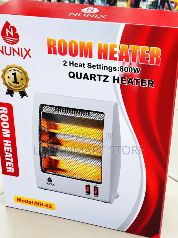 Brand New Nunix NH-02 800W Quartz Portable Electric Heater - 1