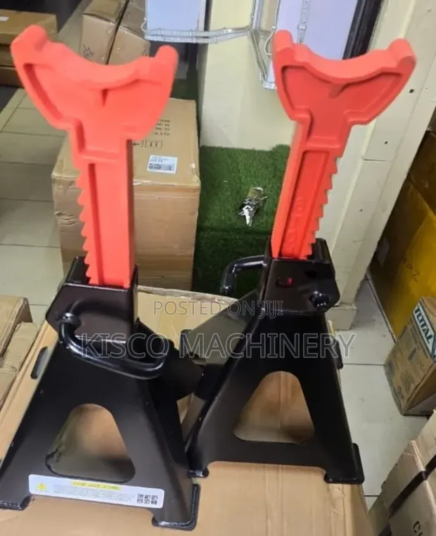 6 Tani Heavy-Duty Ratcheting Jack Stands (Jozi) - 1