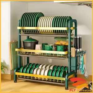 3-Layer Dish Rack - Greengold
