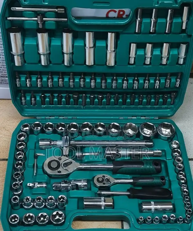 216-Piece Professional Socket Ratchet Tool Set - 1