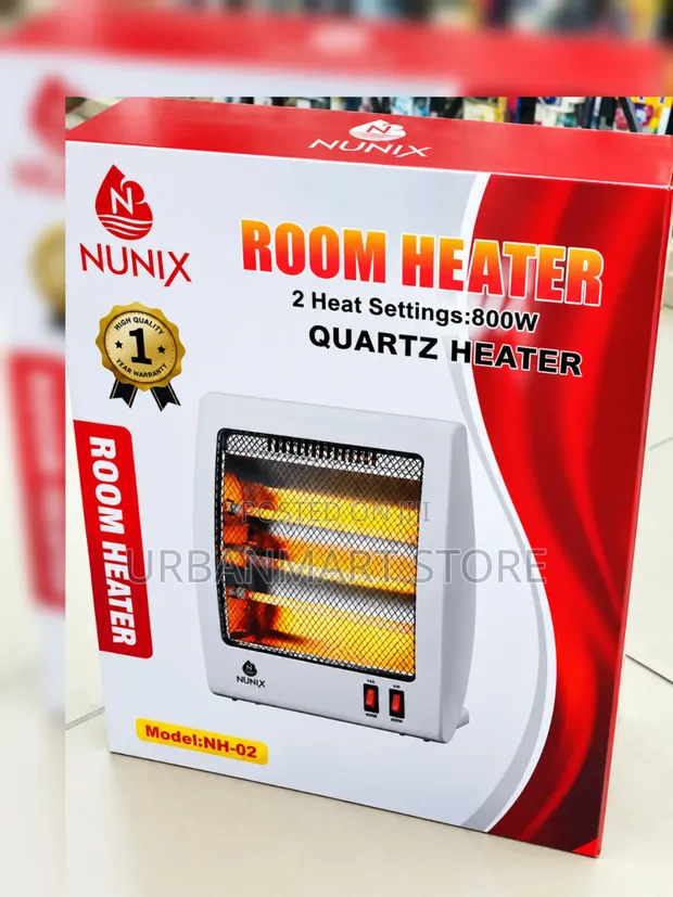 Brand New Nunix 800W Electric Room Heater - 1