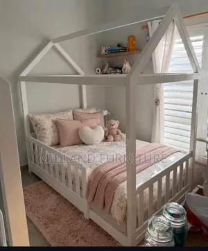 Wooden Canopy House Bed - Made to Order