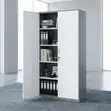 2-Door Gray Metal File Cabinet - 5