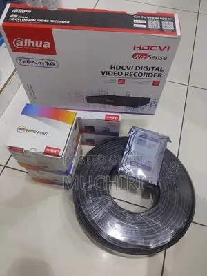 Dahua 4-Channel Smart Dual Colored Cameras Complete Kit