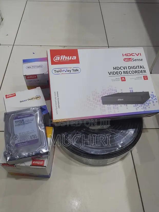 Dahua 4 Channel CCTV Kit with Color Night Vision - 1