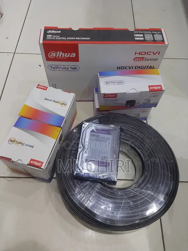 Dahua CCTV Kit Channel 4 - Usiku/Mchana Surveillance - 1